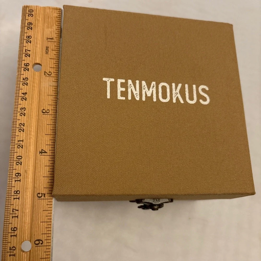 TENMOKUS Textured Jewelry Box Decorative Keepsake Display Clasp LinedTrinket Box
